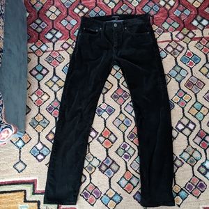 Banana Republic black corduroy pants